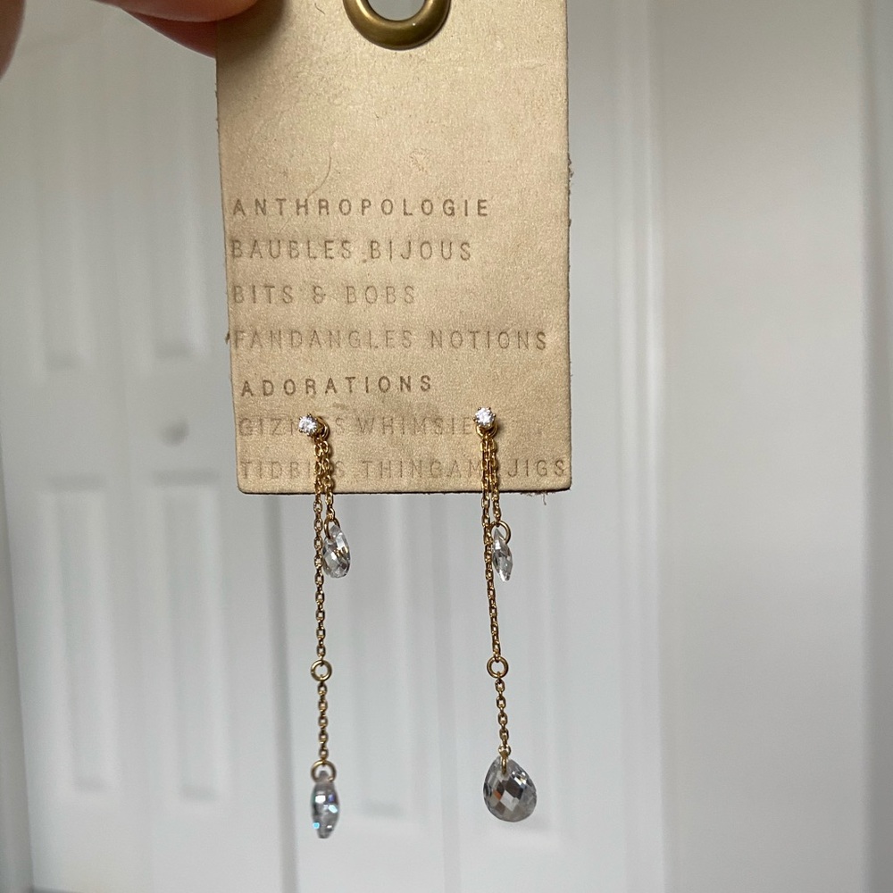 ANTHROPOLOGIE | Lila Drop Earrings - Picture 4 of 5